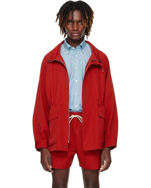 オーラリー WOOLMAX CANVAS HIGHNECKZIP BLOUSON Namu Shop - Auralee Wool Max Canvas High Neck Zip Blouson