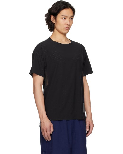 Y-3 Black Running Short Sleeve T-Shirt for men
