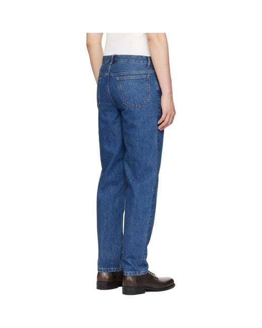 A.P.C. Blue Martin Jeans for men