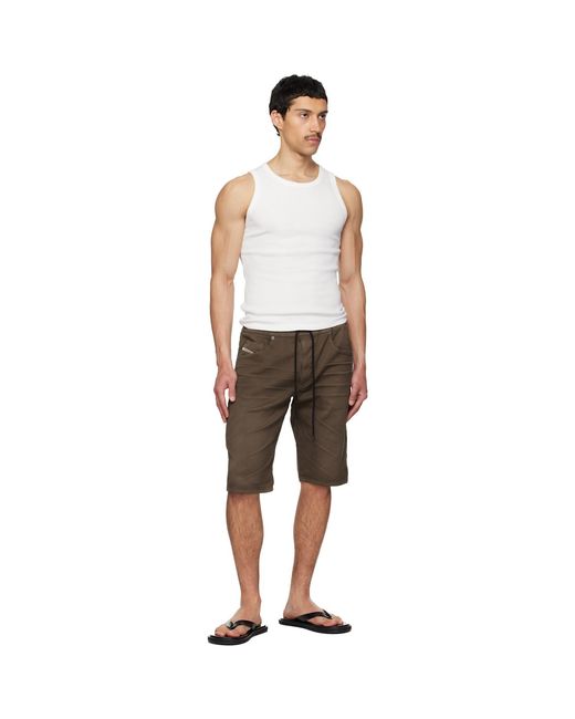 DIESEL Multicolor 2033 D-Krooley-Short Jogg Denim Shorts for men