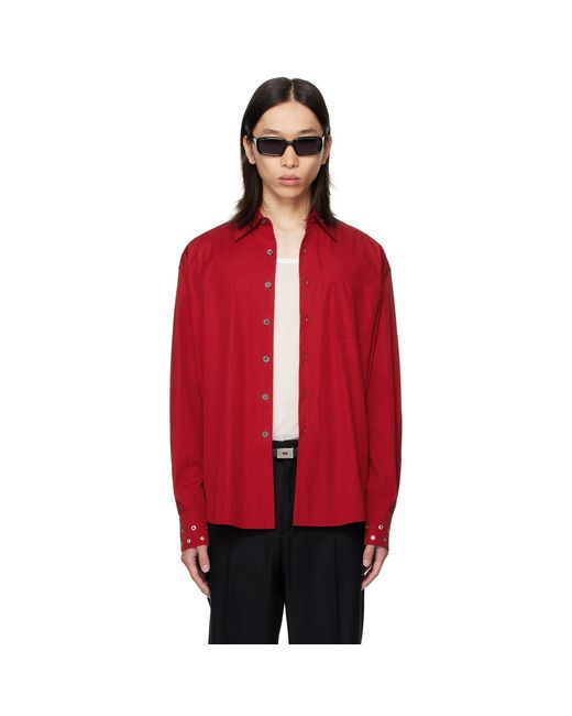 Our Legacy Red Above Shirt for men