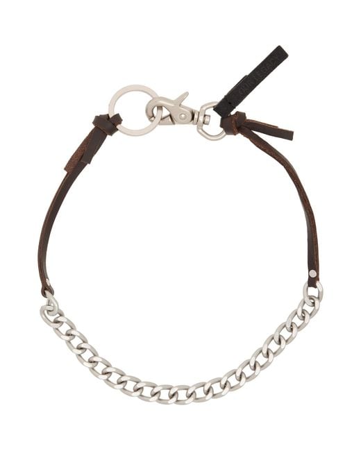 Our Legacy Metallic Mixture Ladon Necklace for men