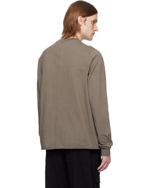 Rick Owens Black Hollywood Crewneck Sweatshirt for men