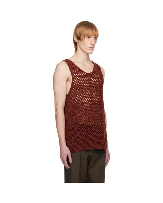The Row Red Albertas Tank Top for men