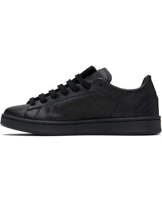 Y-3 Black Diagonal Stan Smith Sneakers for men