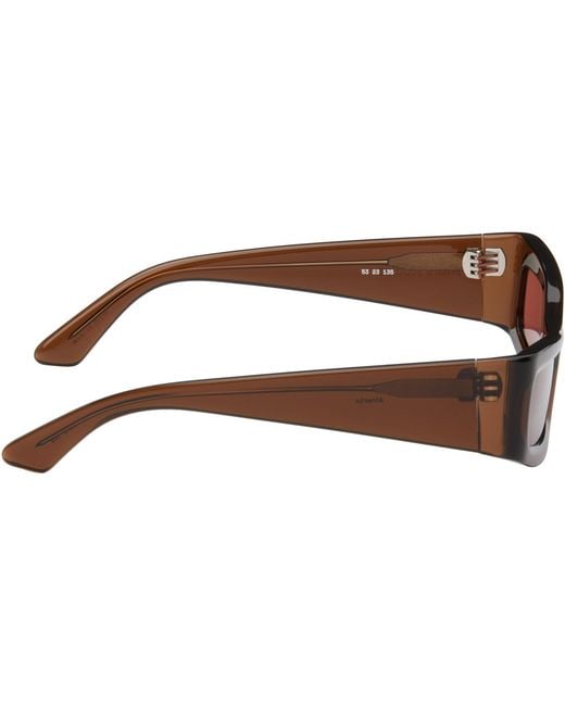 Entire studios Black Atheric Sunglasses for men