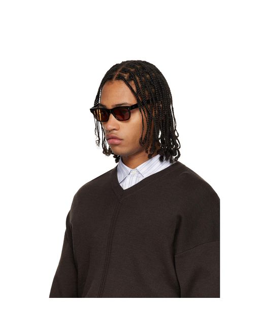 Oliver Peoples Black Rosson Sunglasses for men