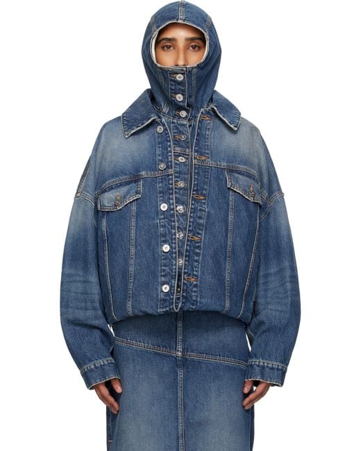 Jean Paul Gaultier Blue 'The Double' Denim Jacket