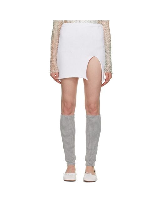 OPEN YY Multicolor Vented Miniskirt