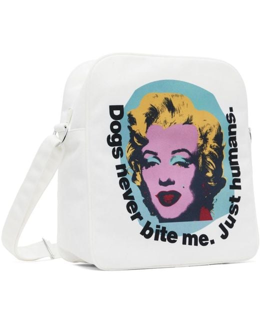 Comme des Garçons Multicolor Comme Des Garçons Shirt White Andy Warhol Print Messenger Bag for men