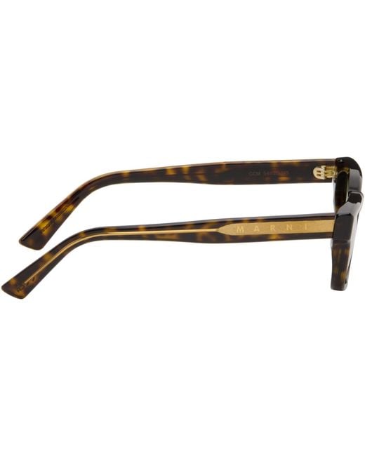 Marni Green Retrosuperfuture Edition Floosa Sunglasses for men