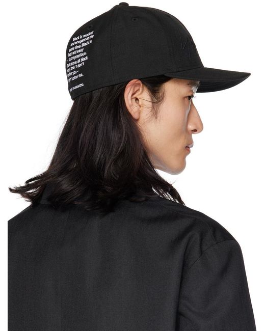 Yohji Yamamoto Black New Era Edition 59fifty Low Profile Cap for men