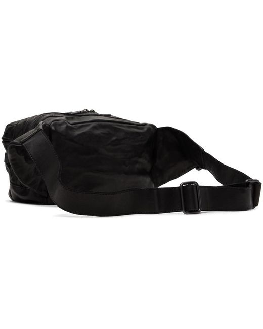 Officine Creative Black Recruit 012 Belt Bag for men