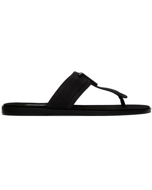 Tom Ford Black Brighton Flip Flops for men