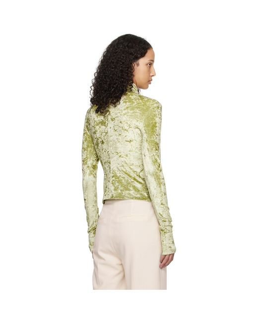 Nanushka Multicolor Green Iride Long Sleeve T-shirt