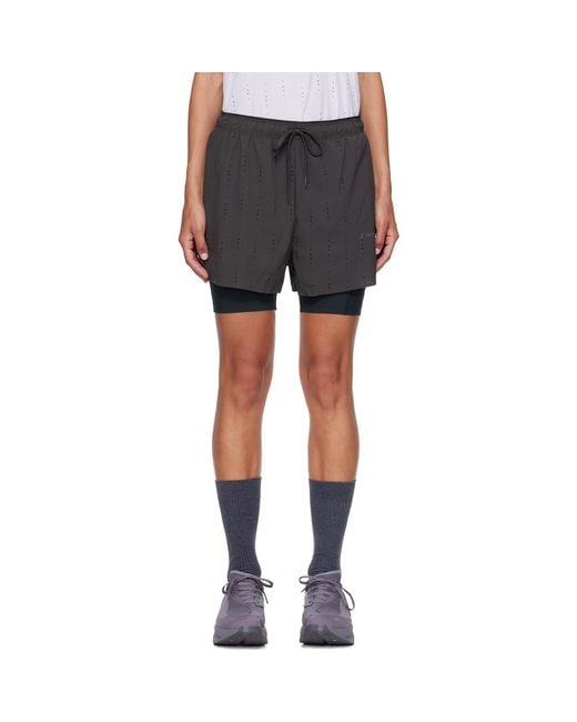 Post Archive Faction PAF Gray On Edition Zero 2-In-1 Shorts