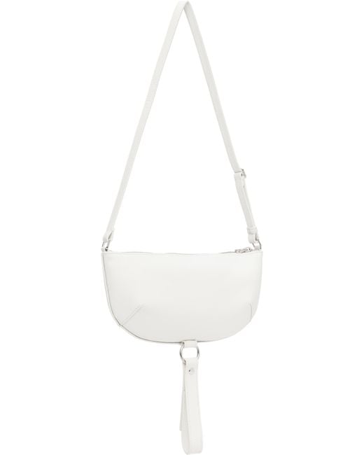 Courreges White Holy Eclipse Leather Bag