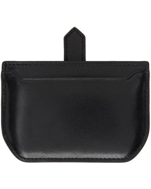 Lemaire Black Calepin Mirror & Card Holder for men