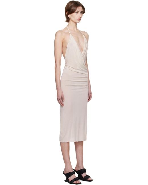 Rick Owens Black Off- Hollywood Draped Dress