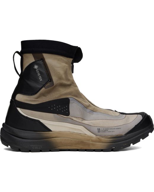 Boris Bidjan Saberi 11 Black Khaki Salomon Edition Bamba 2 High Gtx V2 Sneakers for men