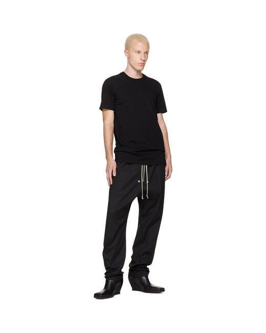 Rick Owens Black Tower Bela Trousers for men