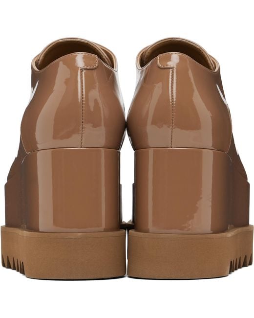 Stella McCartney Black Limited Edition Elyse Monochrome Platform Derbys
