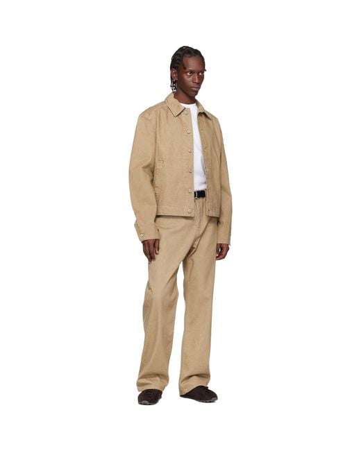 Jacquemus Natural 'The Mirada De-Nîmes' Denim Jacket for men