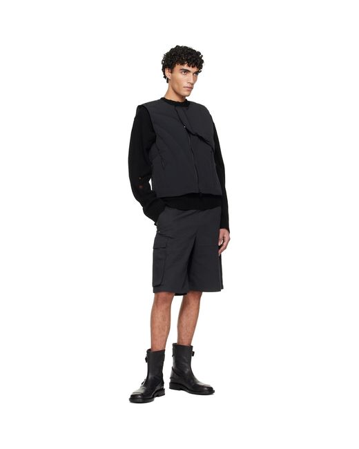 HELIOT EMIL Black Visus Vest for men