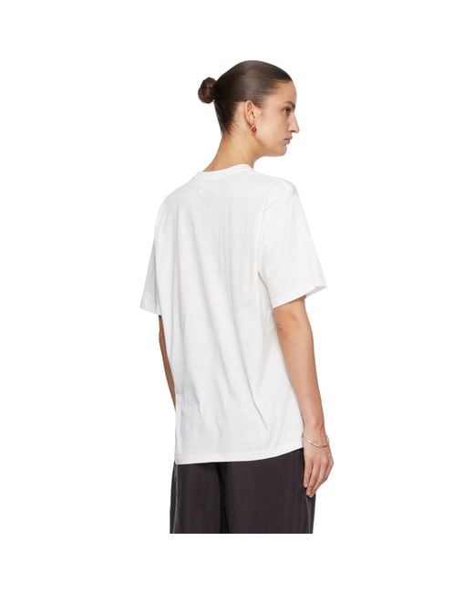 Ssstein White Suvin Cotton Basic T-Shirt
