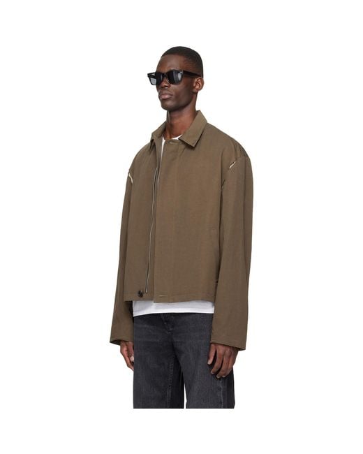 Sir Black Light Zipped Blouson Jacket for men