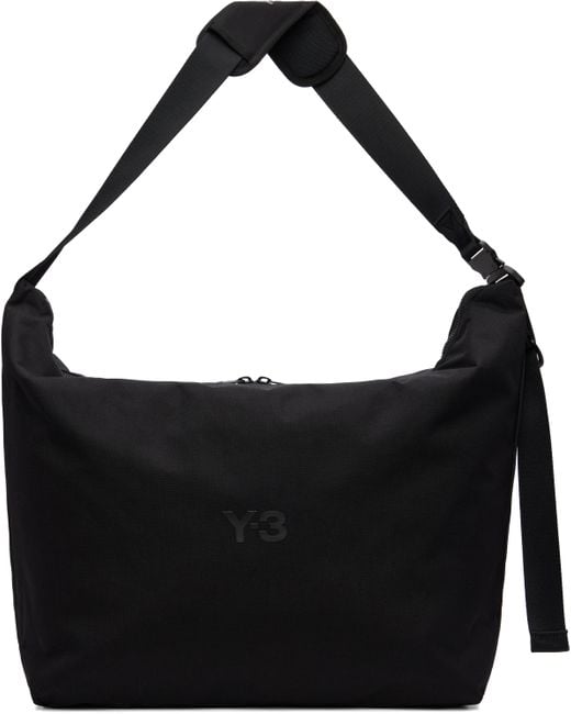 Y-3 Large Crossbody Bag in Black for Men | Lyst