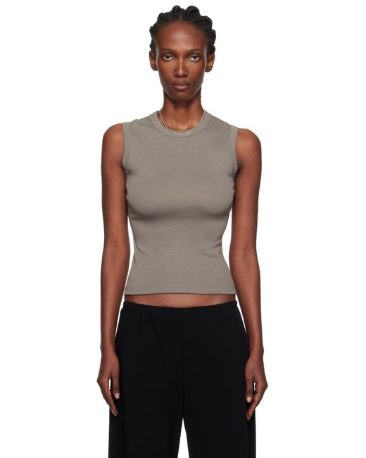 Flore Flore Black Taupe Esmé Tank Top