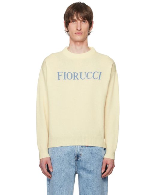 メンズ Fiorucci オフホワイト Heritage セーター Blue