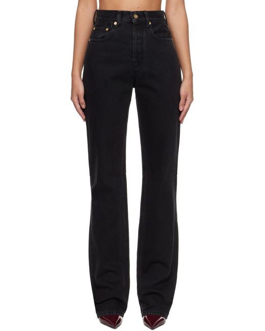 Jacquemus Black 'The Straight De-Nîmes' Jeans
