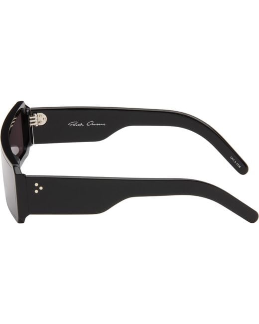 Rick Owens Gray Tower Gethshades Sunglasses for men