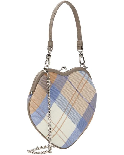 Vivienne Westwood Blue Ssense Exclusive Capsule & Belle Heart Frame Bag
