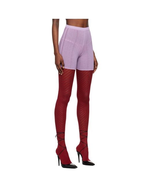 Marco Rambaldi Red Elasticized Shorts