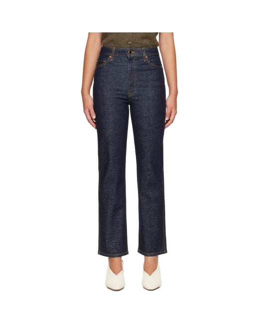 Khaite Blue Abigail Jeans