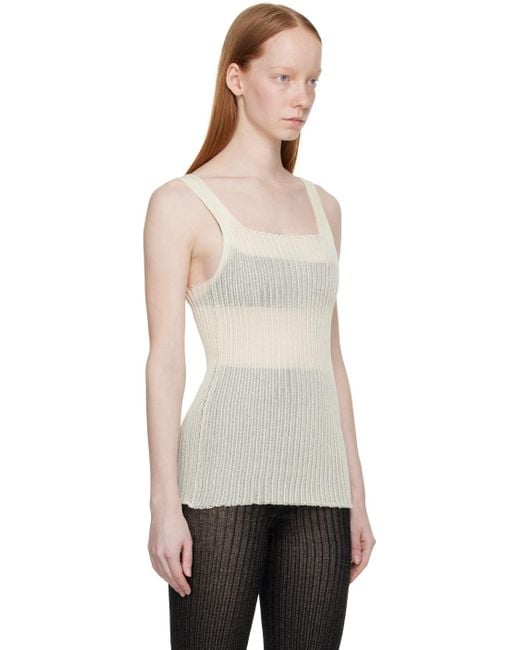a. roege hove Natural Off- Emma Tank Top