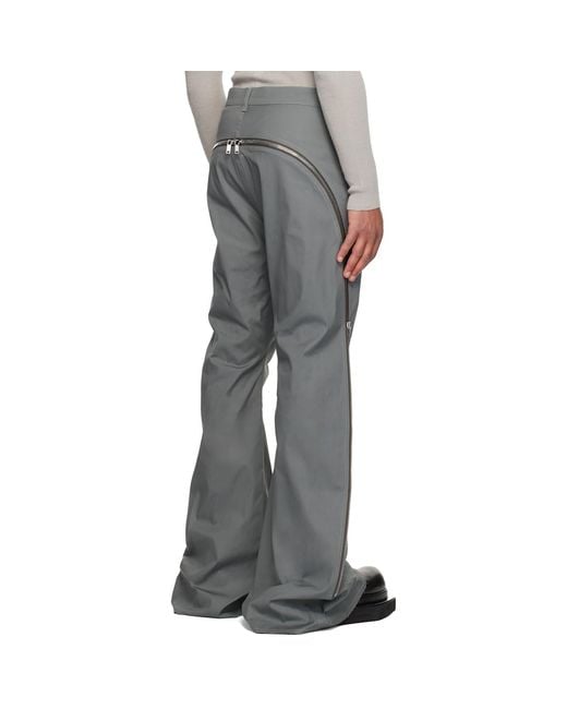 Rick Owens Gray Concordians Bolan Banana Trousers for men