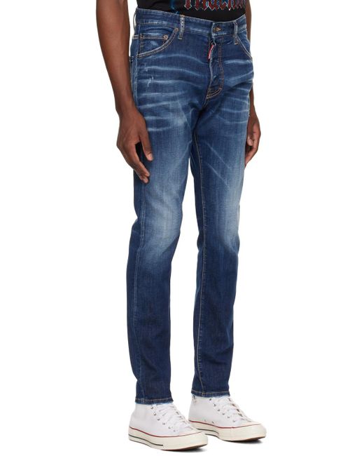 DSquared² Blue Dsqua2 Indigo Cool Guy Jeans for men