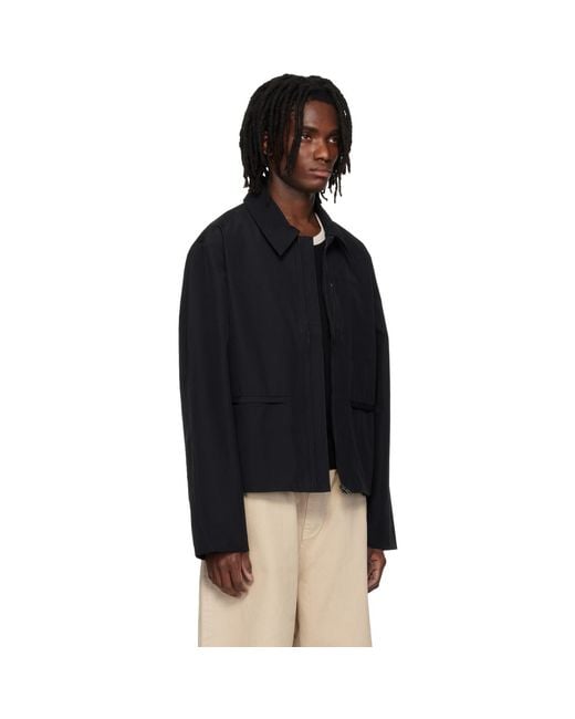 Entire studios Black Wight Jacket for men