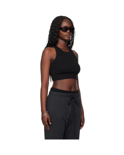 Fear Of God Black Holiday Waffle Sport Tank Top