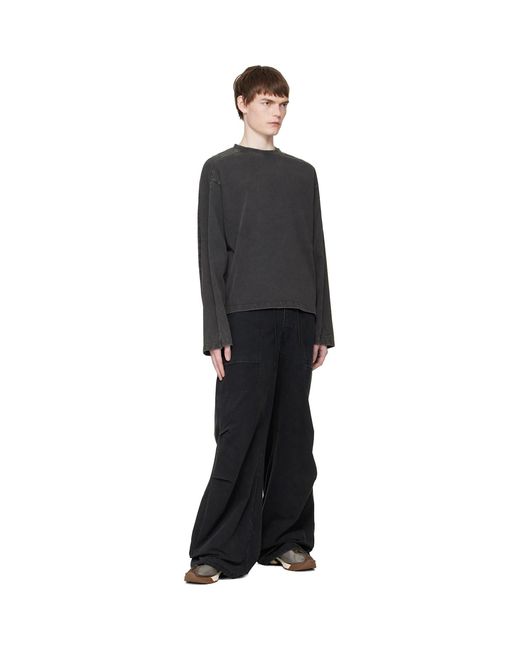 Entire studios Black Barren Cargo Pants for men