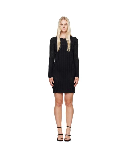 Loulou de Saison Black Senty Minidress