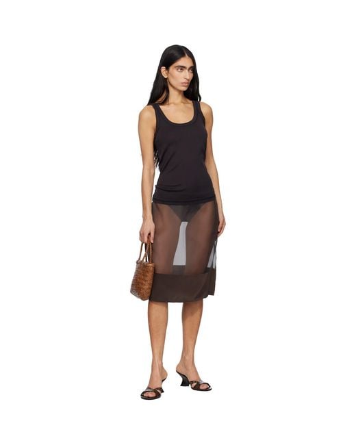 Dragon Diffusion Brown Mini Flat Gora Bag