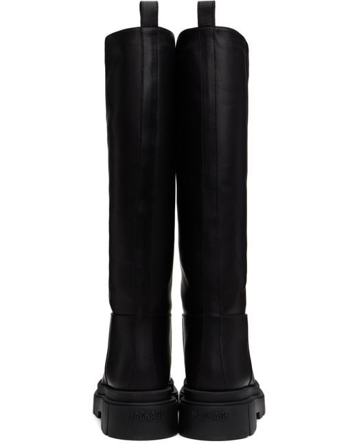 Mackage Black Commander Tall Boots
