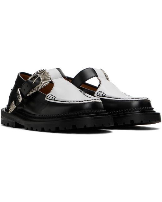 Toga Black Hardware Loafers