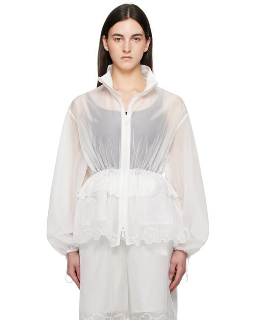 CECILIE BAHNSEN White Arlo Jacket