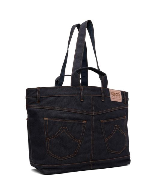 KENZO Black Paris Five Pockets' Tote for men